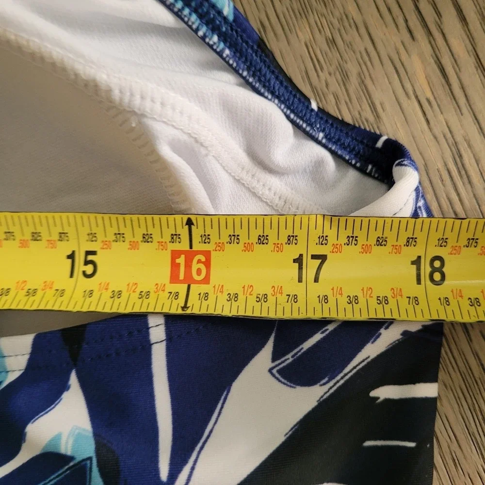 South Point Swim Tankini Tropical Women's Sz 18W Beachy Summer